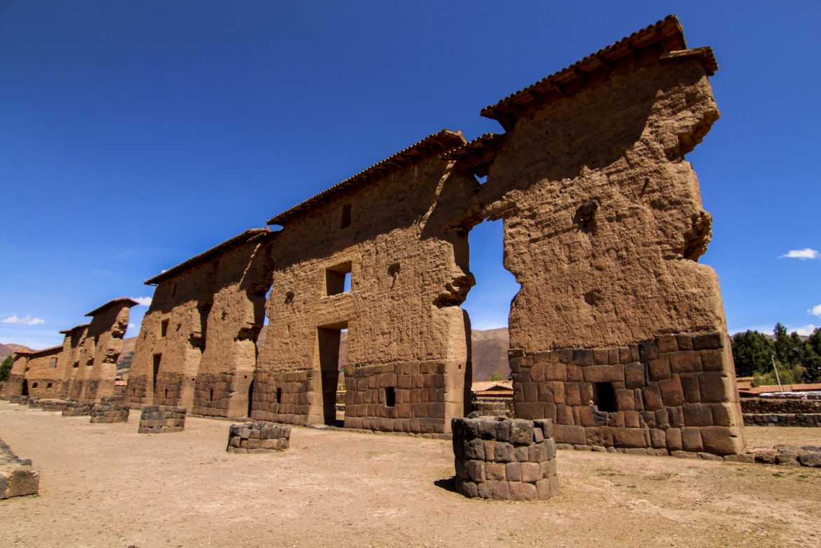 The Raqch'i  - Wiracocha Temple.